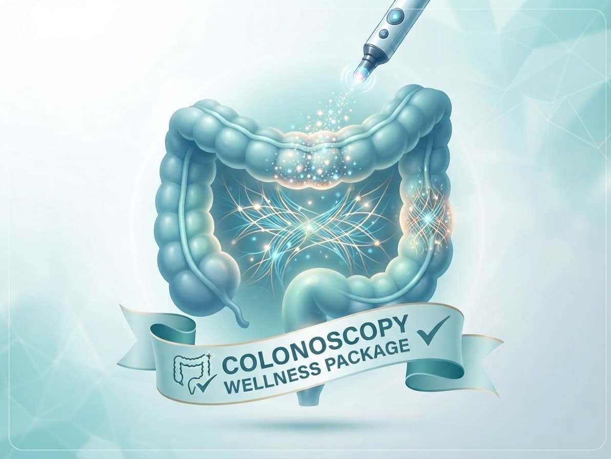 កញ្ចប់ពិនិត្យEndoscopy - ការឆ្លុះពោះវៀនធំ